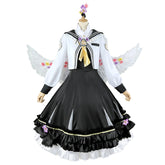 Blue Archive Ako Anime Cosplay Schoolgirl Black High Waist Slimming Youthful Dress - Halloweez